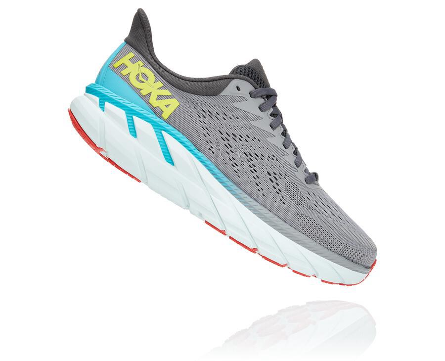 Chaussure Running Hoka One One Clifton 7 Homme - Grise - RHL-129547